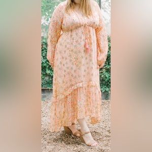 Ciebon Crissta Metallic Print Dress (X-Large)